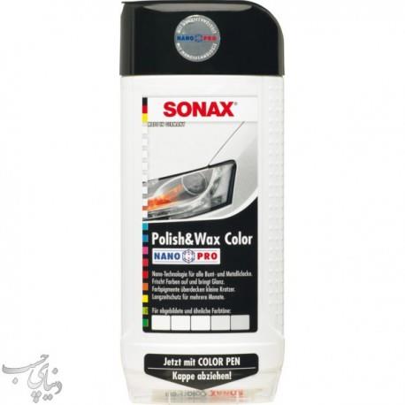 پولیش و واکس سفید سوناکس SONAX Polish  Wax Color White